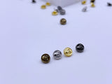 B218 Metal 5mm Skeleton Shape Shank Buttons Micro Mini Buttons Tiny Buttons Doll Buttons Doll Sewing Craft Supplies