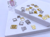 B222 Gold/Silver 9×12mm Decorative Hook Buckle Mini Buckles Sewing Craft Doll Clothes Making Sewing Supply