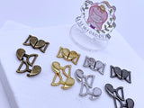 B223 Decorative Heart Hook Buckle 15mm Mini Buckles Sewing Craft Doll Clothes Making Sewing Supply