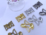 B223 Decorative Heart Hook Buckle 15mm Mini Buckles Sewing Craft Doll Clothes Making Sewing Supply