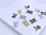 B223 Decorative Heart Hook Buckle 15mm Mini Buckles Sewing Craft Doll Clothes Making Sewing Supply