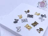 B223 Decorative Heart Hook Buckle 15mm Mini Buckles Sewing Craft Doll Clothes Making Sewing Supply