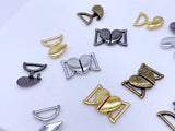 B223 Decorative Heart Hook Buckle 15mm Mini Buckles Sewing Craft Doll Clothes Making Sewing Supply