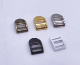 B224 Metal Slider adjustable Lock Buckle Belt Backpack strap Adjuster Doll Sewing Supplies