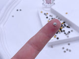 B225 Four Leaf Lucky Clover 4mm Buttons Shank Buttons Micro Mini Buttons Tiny Buttons Doll Buttons Doll Sewing Craft Supplies
