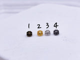 B225 Four Leaf Lucky Clover 4mm Buttons Shank Buttons Micro Mini Buttons Tiny Buttons Doll Buttons Doll Sewing Craft Supplies