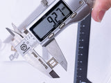 B227 Silver/Gold/Bronze Based Square 9mm Buckle With Crystal Mini Buckles Sewing Craft Doll Clothes Making Sewing Supply