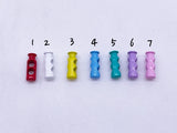 B229 Multi Color 7mm 10mm Miniature Cord Lock Doll Sewing Craft Belt Purse Coat Doll Clothes Making Sewing Supply