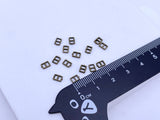 B233 Tiny 3.5×5mm Mini Buckles Doll Sewing Doll Craft Supply Doll Clothes Making