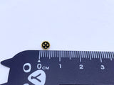 B234 Cute 5mm Round With Dots Shank Buttons Micro Mini Buttons Tiny Buttons Doll Buttons Doll Sewing Craft Supplies