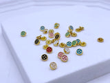 B234 Cute 5mm Round With Dots Shank Buttons Micro Mini Buttons Tiny Buttons Doll Buttons Doll Sewing Craft Supplies