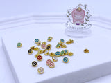 B234 Cute 5mm Round With Dots Shank Buttons Micro Mini Buttons Tiny Buttons Doll Buttons Doll Sewing Craft Supplies