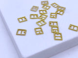 B236 Metal 7×8mm Mini Buckles Sewing Craft Belt Purse Coat Doll Clothes Making Sewing Supply