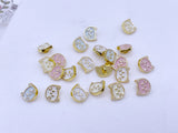 B240 Cute 7mm Cat Head Shank Buttons Micro Mini Buttons Tiny Buttons Doll Buttons Doll Sewing Craft Supplies