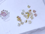B240 Cute 7mm Cat Head Shank Buttons Micro Mini Buttons Tiny Buttons Doll Buttons Doll Sewing Craft Supplies