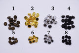 B253 4mm/5mm Basic Style Shank Round Buttons Micro Mini Buttons Tiny Buttons Doll Buttons Doll Sewing Craft Supplies