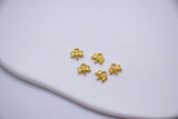 B256 Tiny Gold Color 6mm Bow Charm  Doll Craft Jewelry Making Doll Sewing Supplies