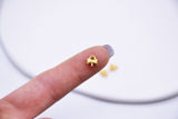 B256 Tiny Gold Color 6mm Bow Charm  Doll Craft Jewelry Making Doll Sewing Supplies