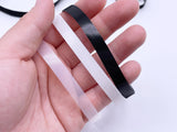 W011 Ultra Thin 6mm 8mm Width  Sew On Fastener Strap Doll Sewing Craft Doll Clothes Sewing Supply