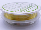 W012 Super Skinny Gold/Silver 0.1 0.2 0.3 0.4 0.5mm Copper Wire For Jewelry Making Doll Craft