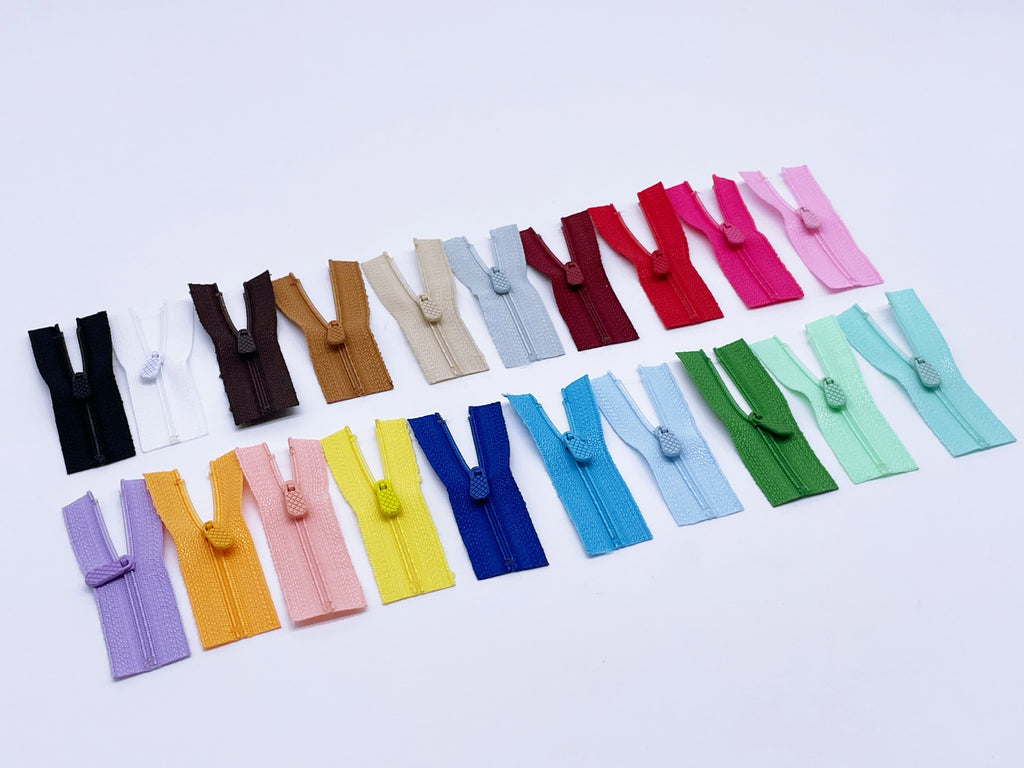 Mini Zipper W025 Mini 6CM Zipper With Pineapple Shape Zipper Puller Tiny Super Sma ...