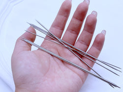 W031 Skinny Knitting Needles 0.8 0.9 1.0 1.1 1.3 1.5 1.7 1.9mm Dolly Size 14cm Long Doll Sewing Notions Essential Craft Supply