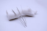 W032 Skinny Mini 10cm Long Knitting Needles 0.8 0.9 1.0 1.1 1.3 1.5mm Dolly Size Doll Sewing Notions Essential Craft Supply