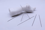 W032 Skinny Mini 10cm Long Knitting Needles 0.8 0.9 1.0 1.1 1.3 1.5mm Dolly Size Doll Sewing Notions Essential Craft Supply