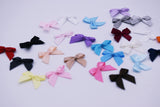 W033 Tiny 2×2.2cm Satin Ribbon Bow Tie Decor Sewing Craft Doll Clothes Making Sewing Supply Accessories