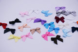W033 Tiny 2×2.2cm Satin Ribbon Bow Tie Decor Sewing Craft Doll Clothes Making Sewing Supply Accessories