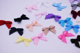 W033 Tiny 2×2.2cm Satin Ribbon Bow Tie Decor Sewing Craft Doll Clothes Making Sewing Supply Accessories