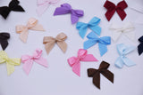 W033 Tiny 2×2.2cm Satin Ribbon Bow Tie Decor Sewing Craft Doll Clothes Making Sewing Supply Accessories