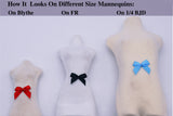 W033 Tiny 2×2.2cm Satin Ribbon Bow Tie Decor Sewing Craft Doll Clothes Making Sewing Supply Accessories