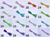 R003 Multi Colors  3mm Elastic Band Doll Sewing Craft Doll Clothes Making Sewing Supply 2 yards