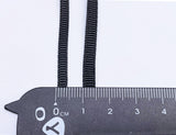 R007 3.5MM 5MM Black Skinny Ribbon Sewing Craft Doll Clothes Making Sewing Supply