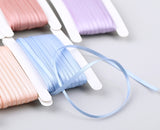 R014 Multi Colors 3mm Skinny Ribbon Sewing Craft Doll Clothes Making Sewing Supply