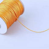 R021 Shiny 0.5mm 1mm Wax Cord Jewelry Making Stringing Sewing Craft Doll Clothes Making Sewing Supply