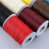 R021 Shiny 0.5mm 1mm Wax Cord Jewelry Making Stringing Sewing Craft Doll Clothes Making Sewing Supply