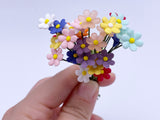 D007 Little Cute Daisy Flower 1:12  Miniature Dollhouse Diorama Display