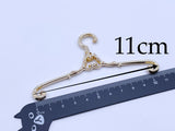 D048 Cute Miniature Clothes 6.5cm 4cm Hanger For 1/6 1/12 Miniature For 12" Fashion Dolls Like FR PP Blythe BJD