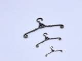 D048 Cute Miniature Clothes 6.5cm 4cm Hanger For 1/6 1/12 Miniature For 12" Fashion Dolls Like FR PP Blythe BJD