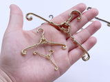 D048 Cute Miniature Clothes 6.5cm 4cm Hanger For 1/6 1/12 Miniature For 12" Fashion Dolls Like FR PP Blythe BJD