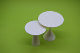 D049 Round Cafe Dinning Table Set Dollhouse Miniature Display For 1/6 Scale Dolls