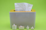 D057 Tiny Tissue Box Round/Cube Cover Dollhouse Miniature Display For 1/12 Scale 1/6 Scale Dolls