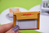 D058 Mini Shipping Document Envelope Paper Mailer Dollhouse Miniature Display For 1/6 Scale Dolls