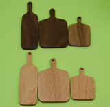 D059 Wood Bread Pizza Food Cutting Board With Handle Dollhouse Miniature Display For 1/6 Scale Dolls