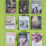 D060 Set Of 9 Books 3×4cm Dollhouse Miniature Display For 1/6 Scale Dolls
