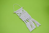 D062 Wall Hanging Decorative Woven Storage Bag Dollhouse Miniature Display For 1/6 Scale Dolls