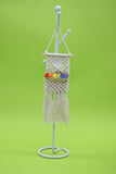 D062 Wall Hanging Decorative Woven Storage Bag Dollhouse Miniature Display For 1/6 Scale Dolls