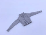 Handmade by Jiu 054 - Gray Cardigan For 12“ Dolls Like Fashion Royalty FR Poppy Parker PP Nu Face NF